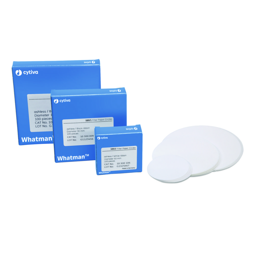 Search Quantitative filter paper, Grade 589/1, circles Cytiva Europe GmbH (478) 
