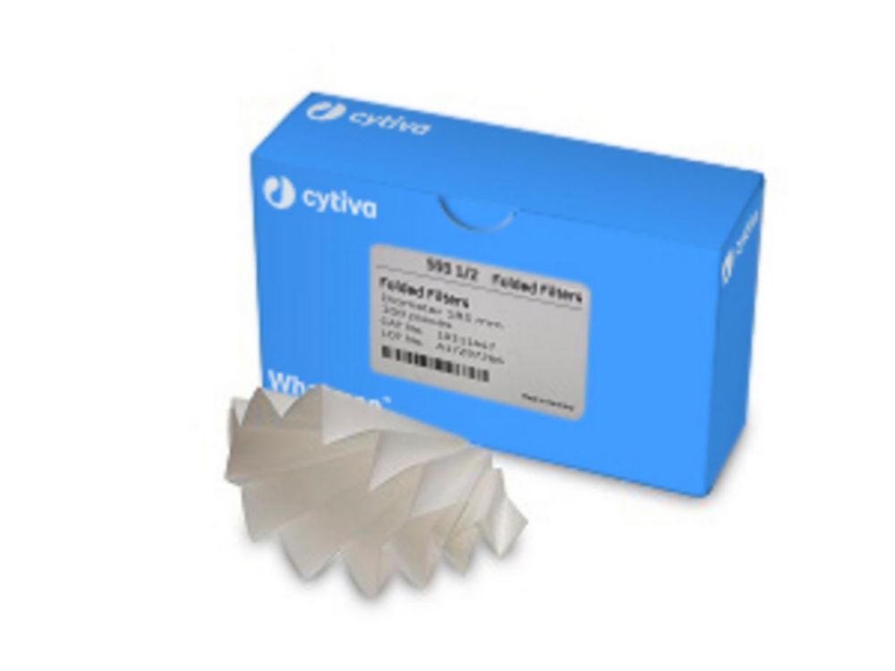 Search Qualitative filter paper, Grade 593 ½, folded filters Cytiva Europe GmbH (483) 