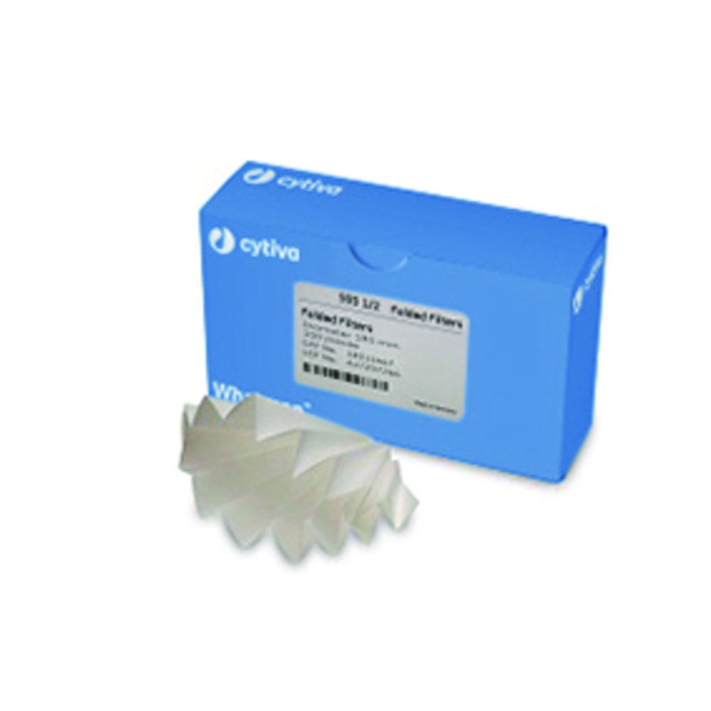 Search Qualitative filter paper, Grade 593 ½, folded filters Cytiva Europe GmbH (483) 