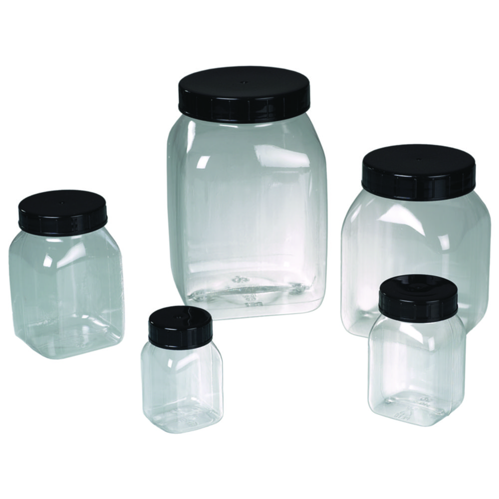 Search Square wide-mouth containers, PETG Bürkle GmbH (487068) 