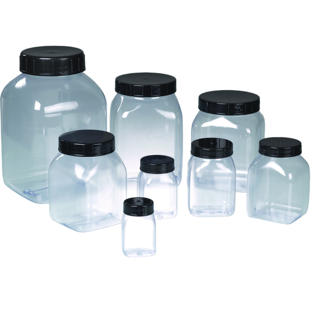 Search Square wide-mouth containers, PVC, transparent Bürkle GmbH (487070) 