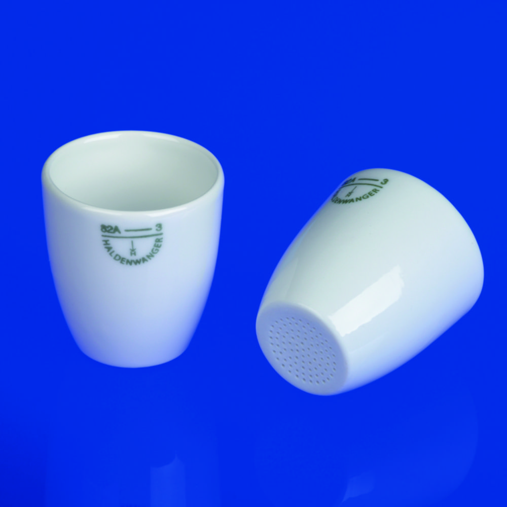 Search Gooch crucibles with perforated base, porcelain, wide shape Haldenwanger GmbH (5124) 