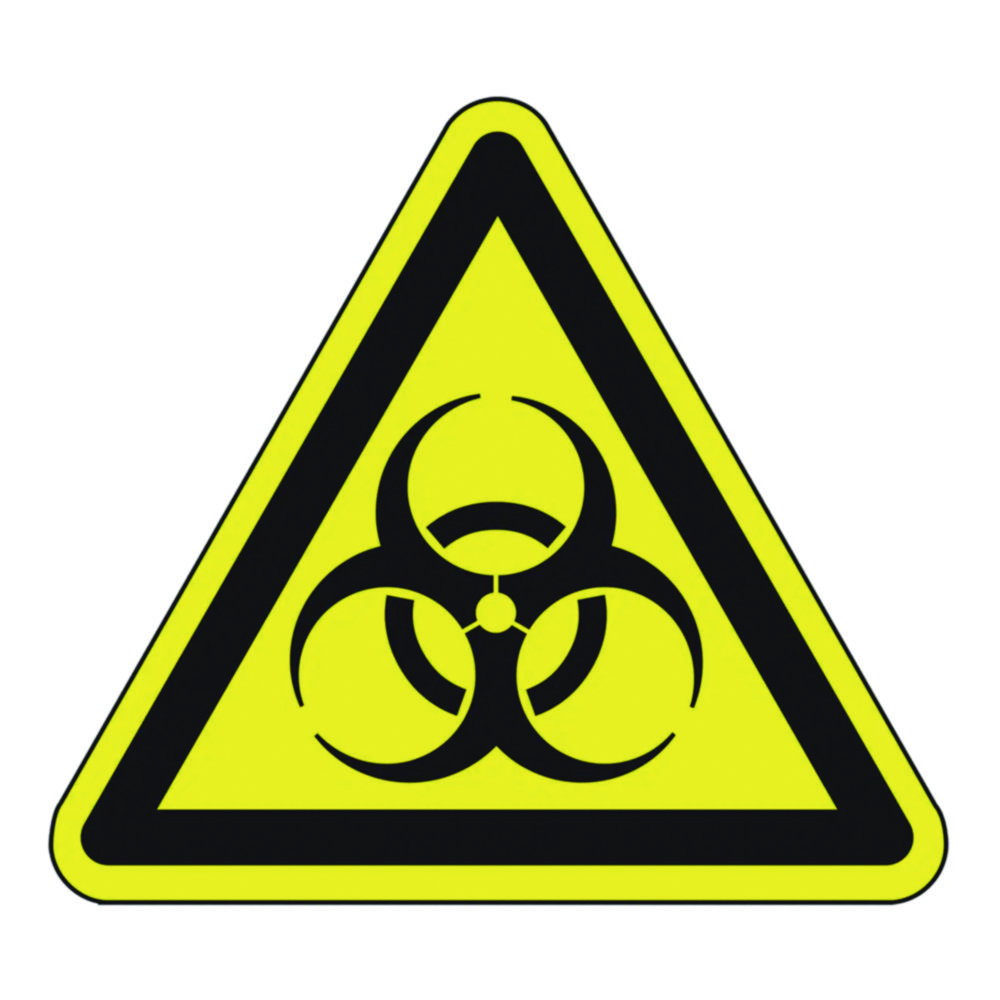 Search Warning signs, biohazard warning, foil LLG (5496) 
