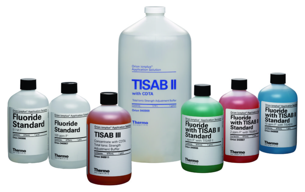 Search Orion calibration standards and TISAB solutions for ISE fluoride electrodes Thermo Elect.LED GmbH (Orion) (5607) 