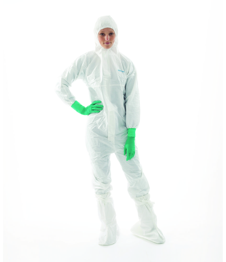 Search Disposable Coverall BioClean, with hood, sterile Nitritex Ltd (6016) 
