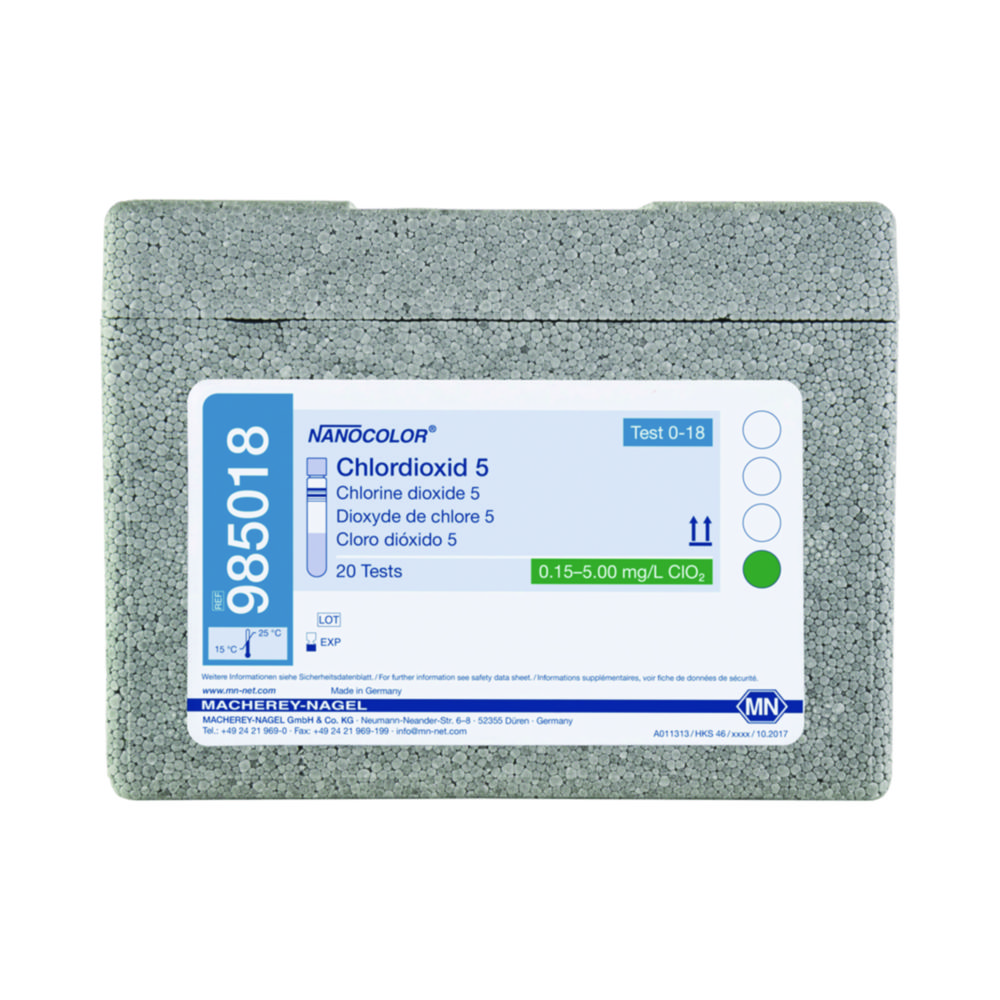 Search Tube tests NANOCOLORChlorine / Chloride Macherey-Nagel GmbH & Co. KG (604145) 