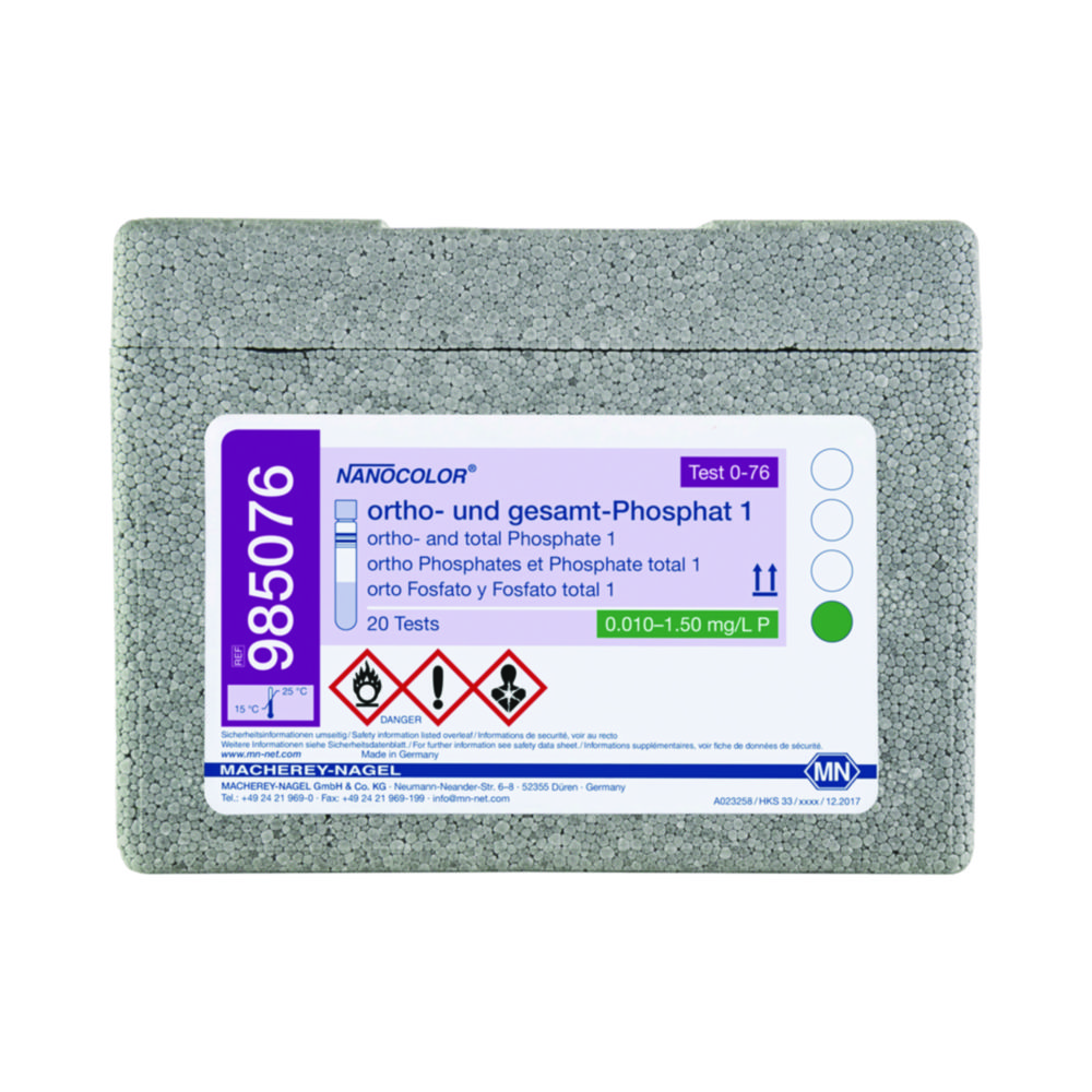 Search Tube tests NANOCOLORortho- and total Phosphate Macherey-Nagel GmbH & Co. KG (604241) 