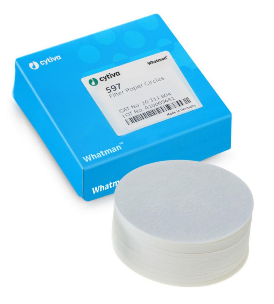 Search Qualitative filter paper, Grade 597, circles and sheets Cytiva Europe GmbH (6064) 