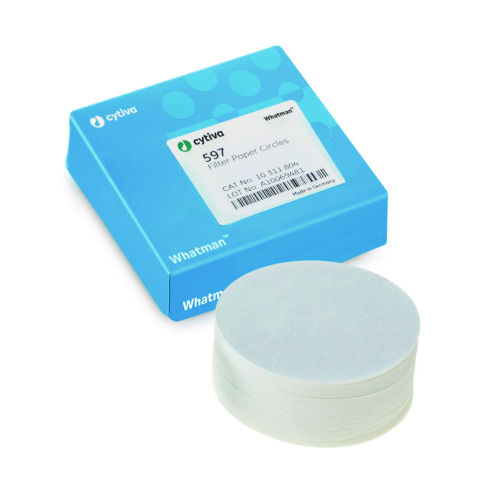 Search Qualitative filter paper, Grade 597, circles and sheets Cytiva Europe GmbH (6064) 