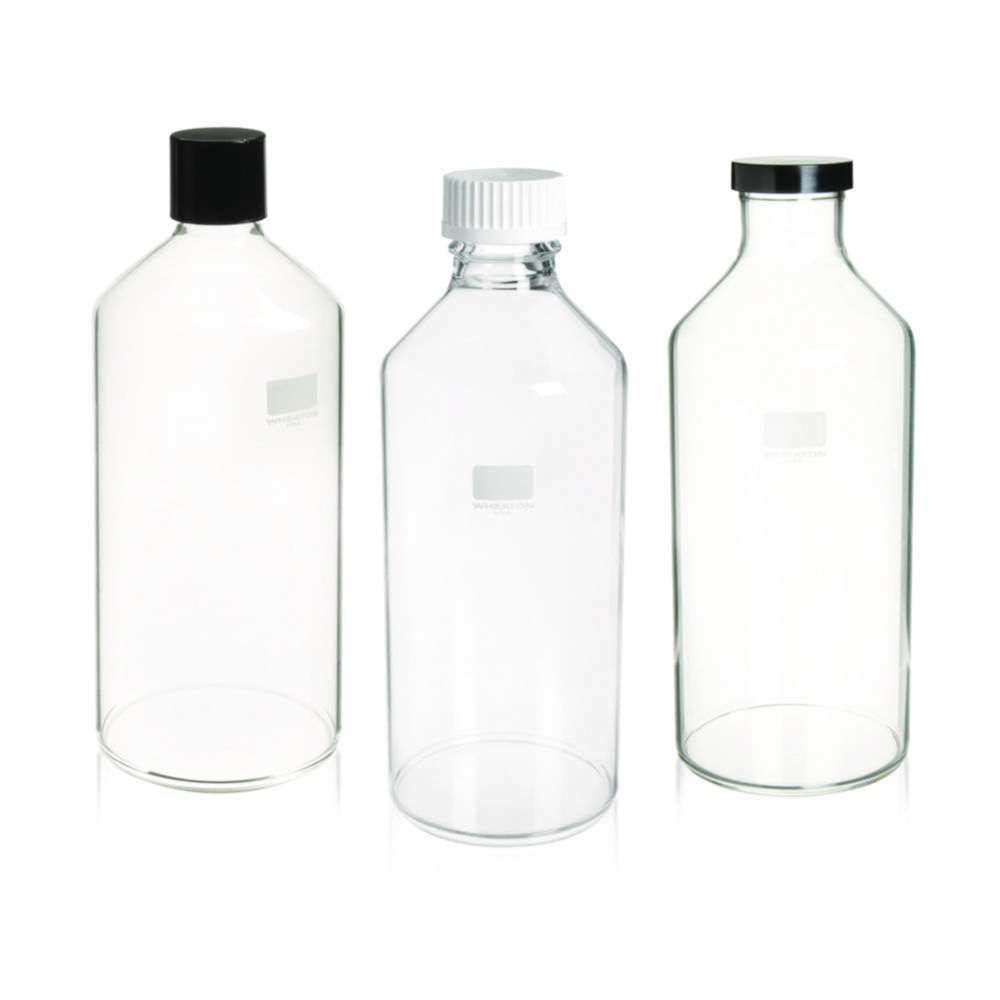 Search Roller bottles WHEATON, borosilicate glass, with phenolic resin screw cap DWK Life Sciences Inc.(Wheaton (6114) 