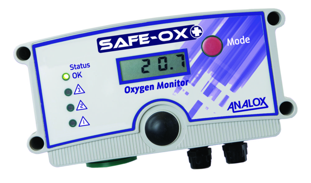 Search Oxygen Enrichment and Depletion Safety Monitor, Safe-Ox+ Analox Sensor Technology Ltd. (616) 
