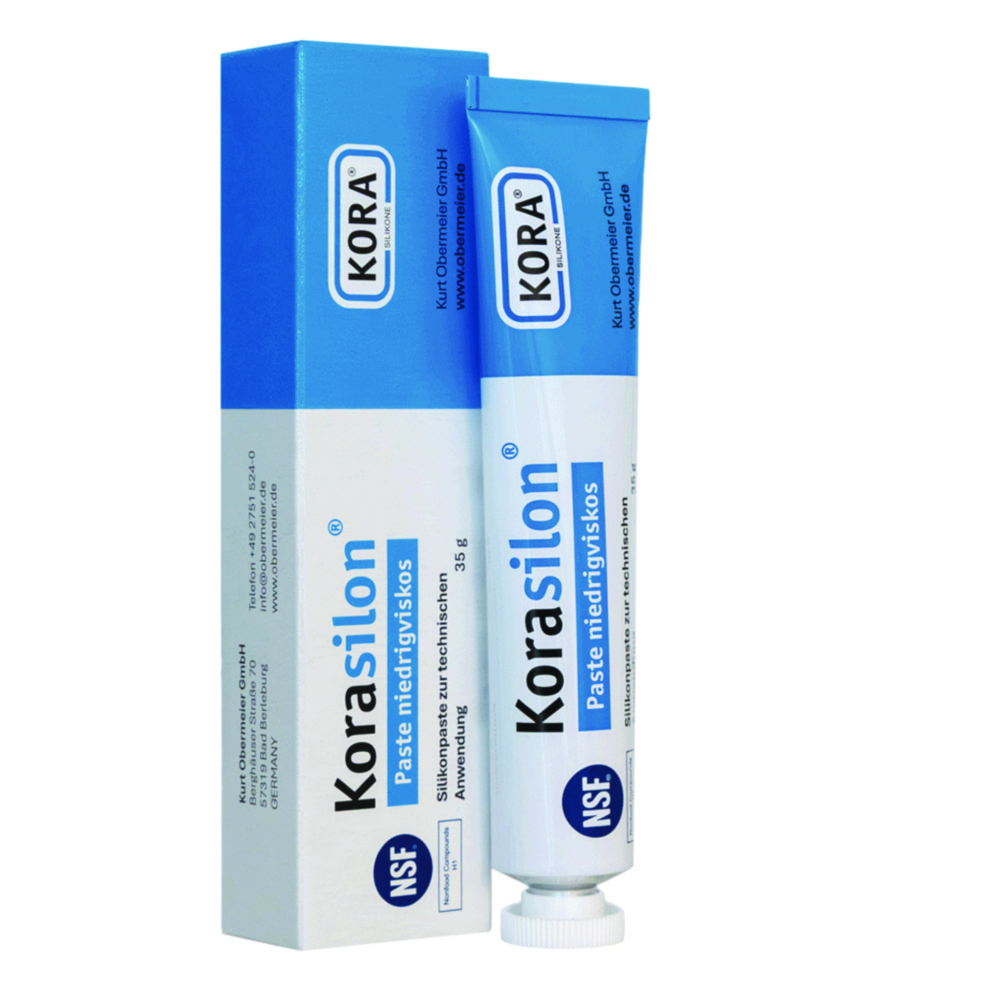 Search Korasilon silicone high vacuum grease, low viscosity LLG (624) 