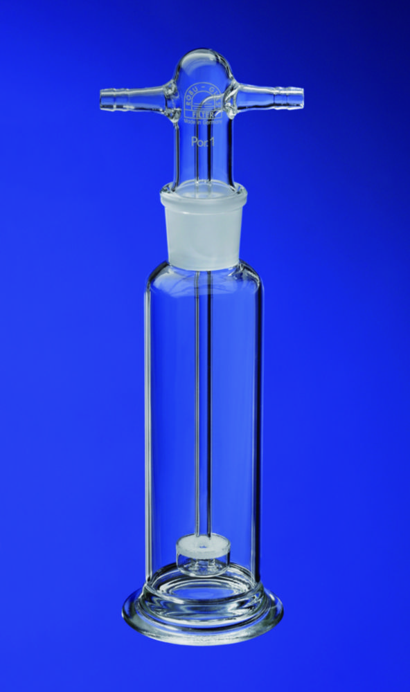 Search Gas washing bottles, Borosilcate glass 3.3 ROBU Glasfilter-Geräte GmbH (6412) 