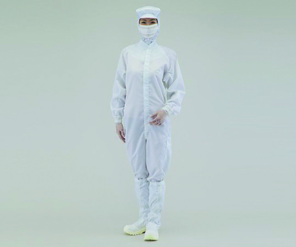 Search Overall for cleanroom ASPURE, polyester, with side leg pocket As One Corporation (6552) 