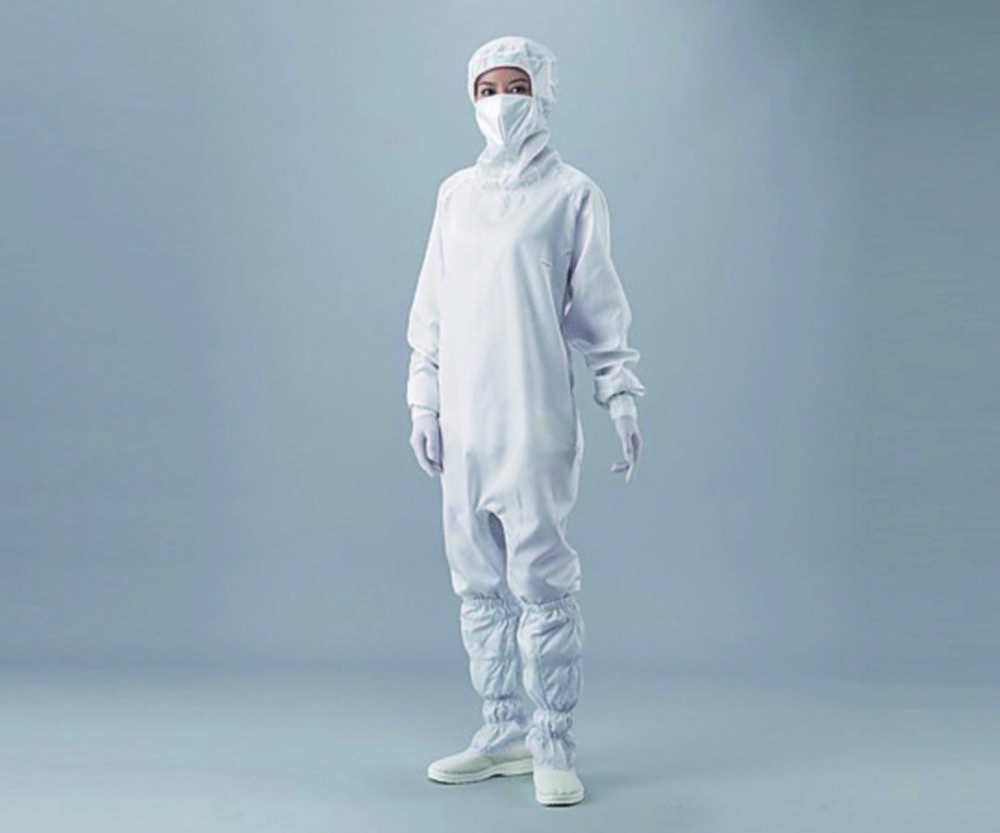 Search Overall for cleanroom ASPURE, polyester, with hood and mask As One Corporation (6554) 