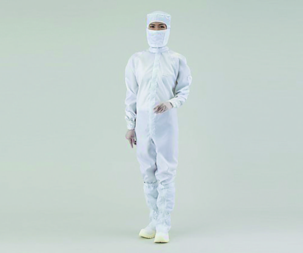 Search Overall for cleanroom ASPURE, polyester, with integrated hood As One Corporation (6558) 