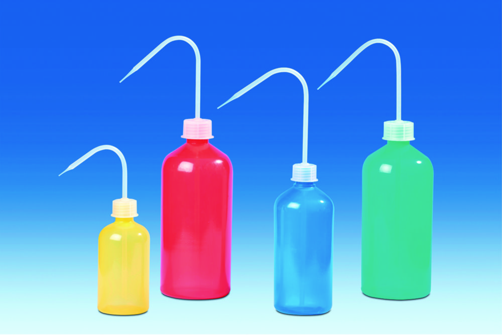 Search Coloured wash-bottles, narrow-neck, LDPE VITLAB GmbH (6582) 