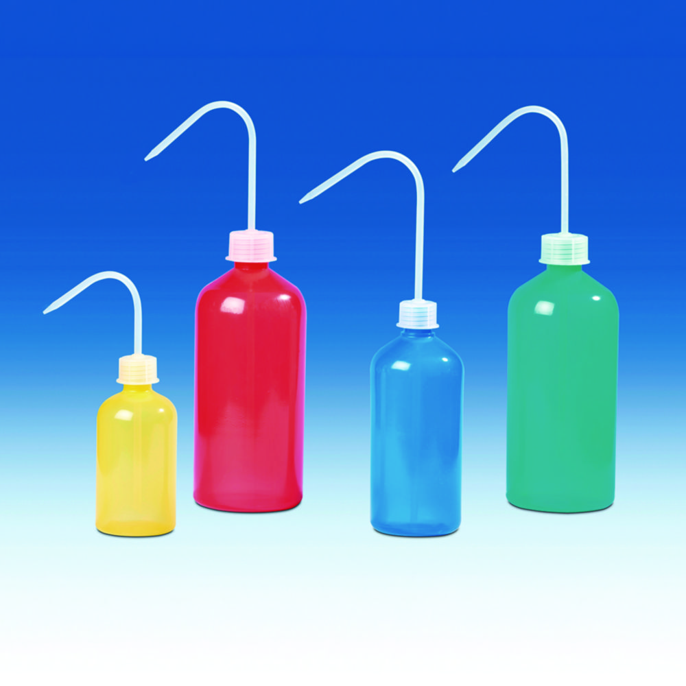 Search Coloured wash-bottles, narrow-neck, LDPE VITLAB GmbH (6582) 