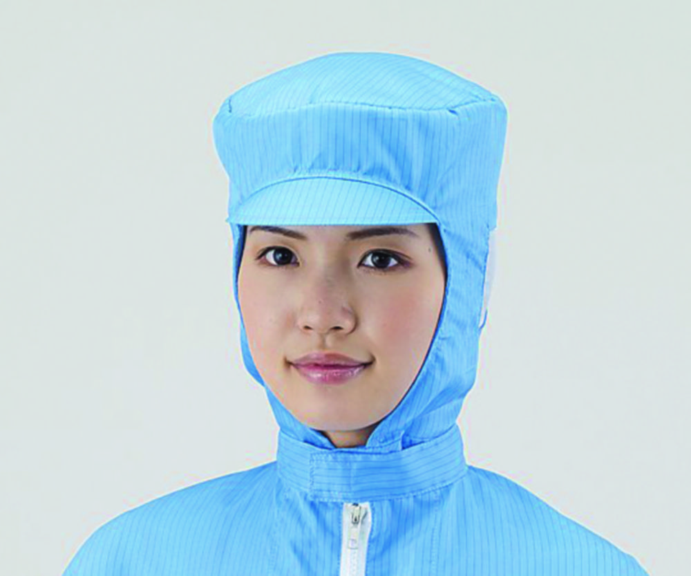 Search Hoods ASPURE, for cleanroom, Polyester, with protective cushioning As One Corporation (6594) 