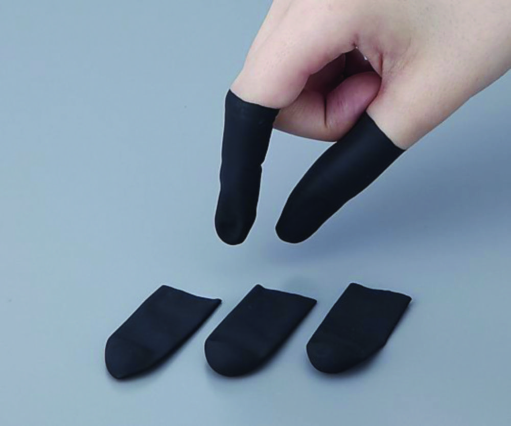 Search As One Corporation (6651)-Conductive Finger cots ASPURE, anti-static, latex