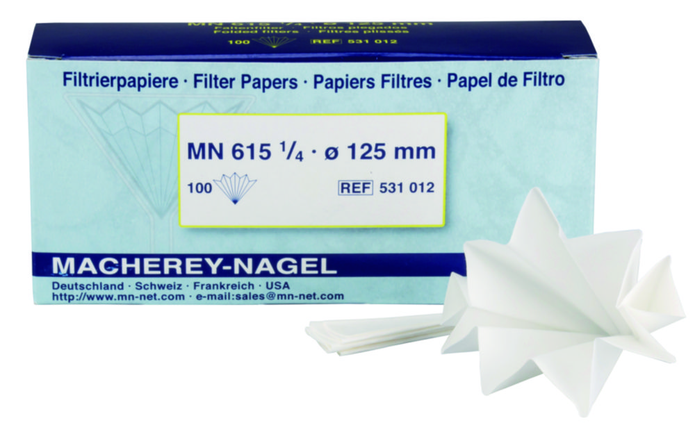Search Filter paper, qualitative, type MN 615 1/4, filter circles Macherey-Nagel GmbH & Co. KG (7318) 