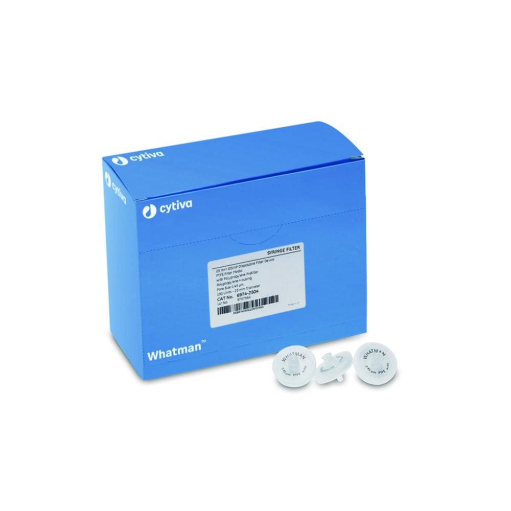 Search Syringe filters GD/XP, PTFE Cytiva Europe GmbH (735578) 