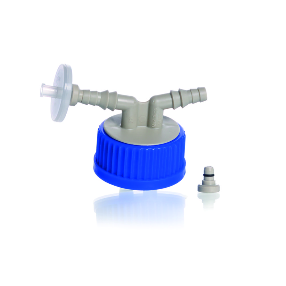 Search Screw cap, GL45, with 2 hose connections, PP DWK Life Sciences GmbH (Duran) (7771) 