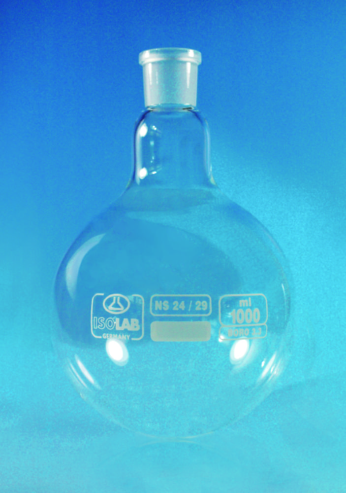 Search Round bottom flasks, borosilicate glass 3.3 ISOLAB Laborgeräte GmbH (7788) 