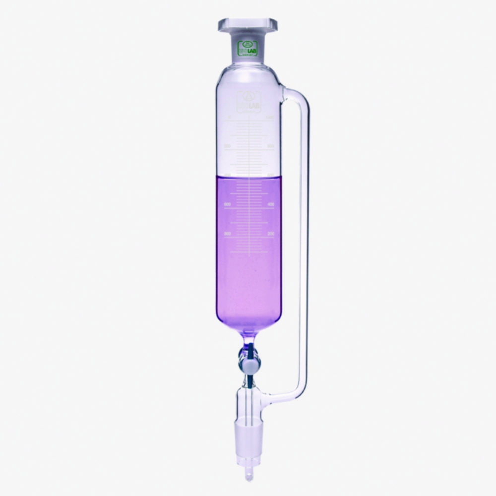 Search Dropping funnels, cylindrical, with pressure equalizing tube, Borosilicate glass 3.3 ISOLAB Laborgeräte GmbH (8334) 