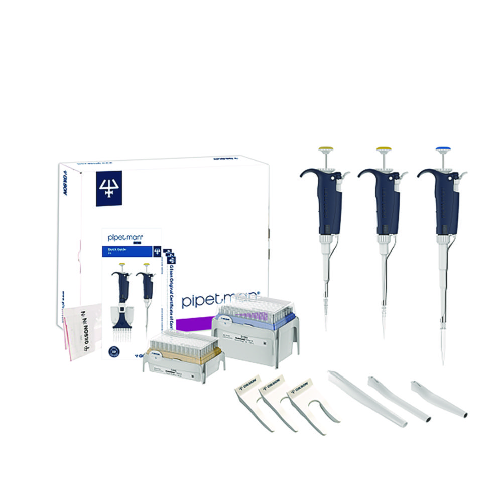 Search Single channel microlitre pipettes, PIPETMAN L, variable, starter kits LLG (841684) 