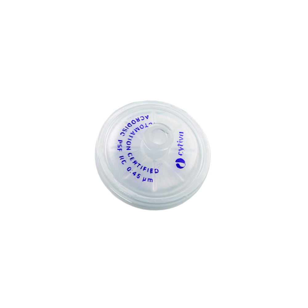 Search Syringe filters Acrodisc PSF, regenerated cellulose (RC) Cytiva Europe GmbH (842624) 