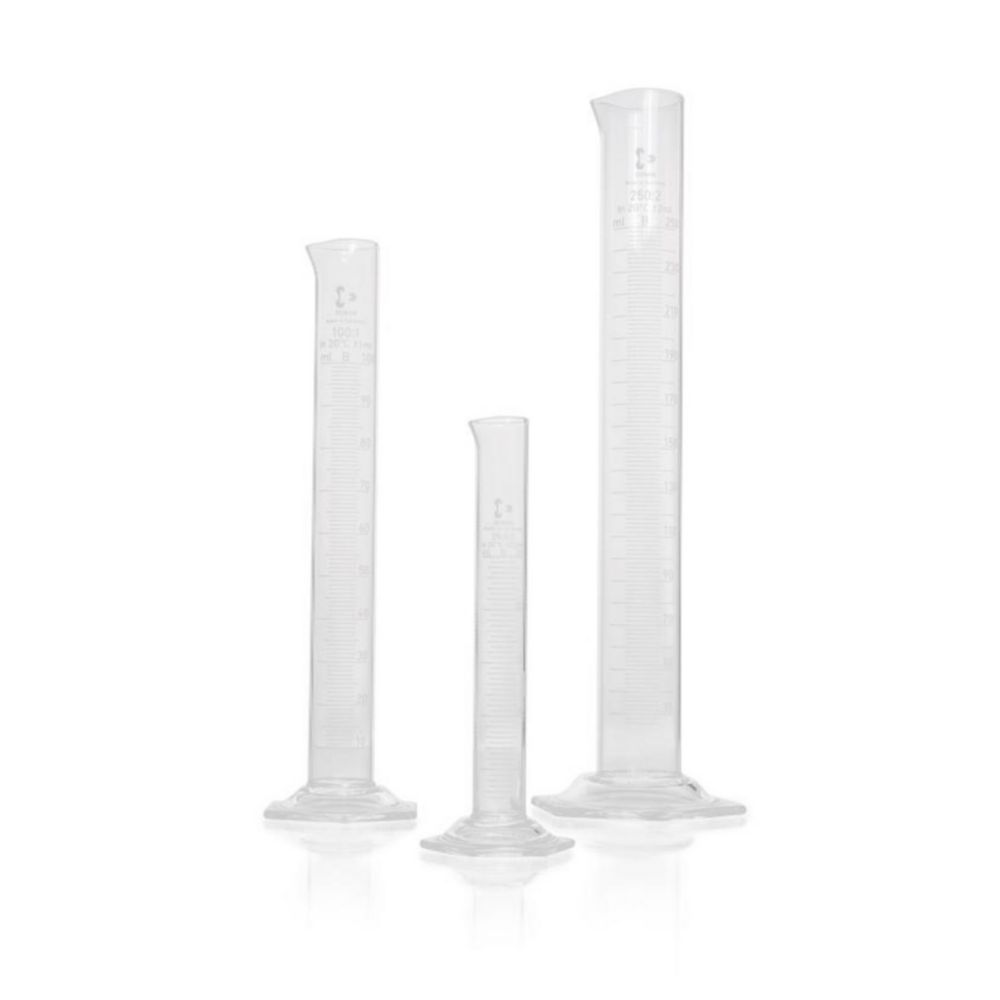 Search Measuring cylinders DURAN, tall form, class B, white graduations DWK Life Sciences GmbH (Duran) (8853) 