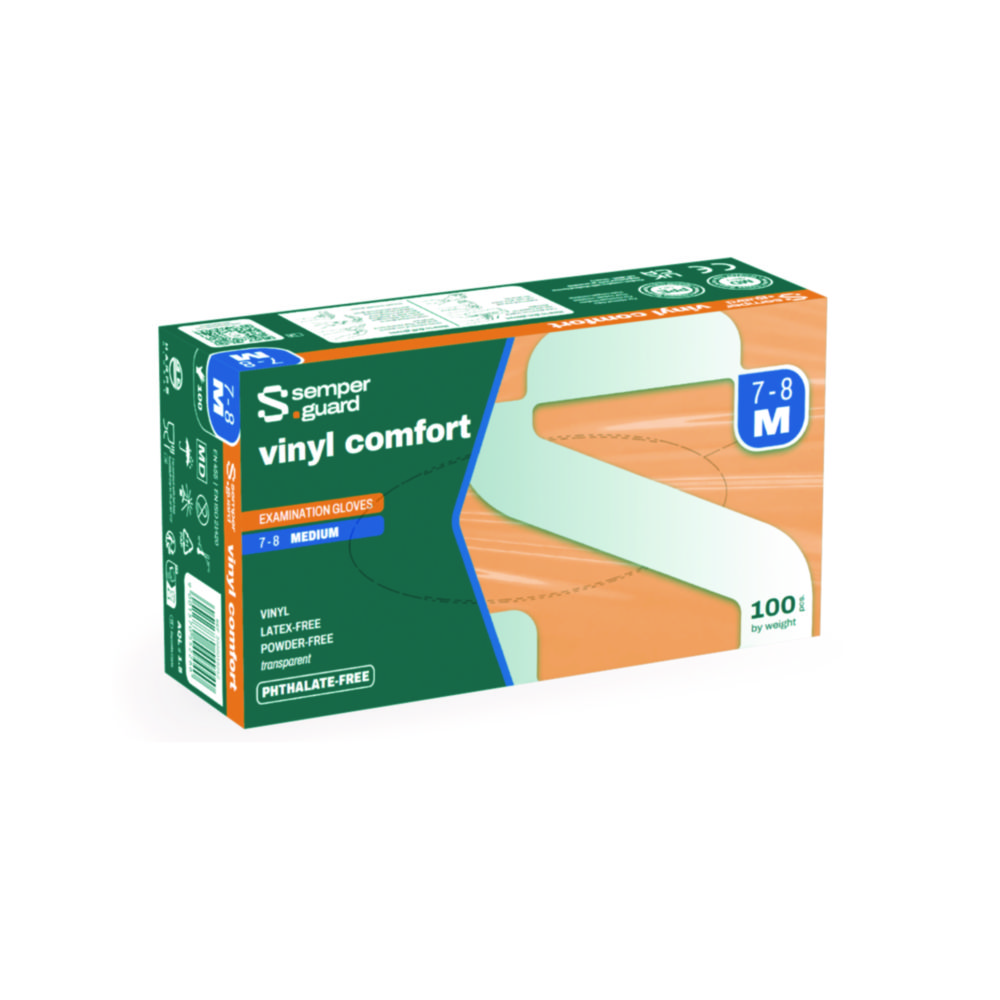 Search Disposable gloves, Semperguard Vinyl comfort Semperit Technische (893228) 