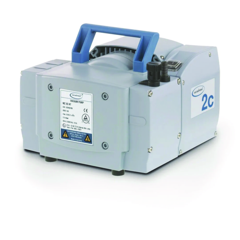 Search Diaphragm vacuum pumps, chemistry design, MZ 2C NT Vacuubrand GmbH & Co.KG (908835) 