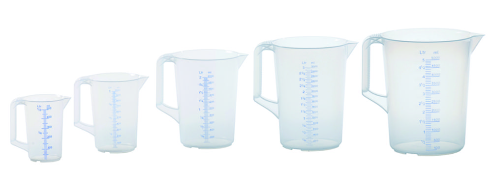 Search Measuring jugs with closed handle, PP, with two scales Hünersdorff GmbH (557843) 