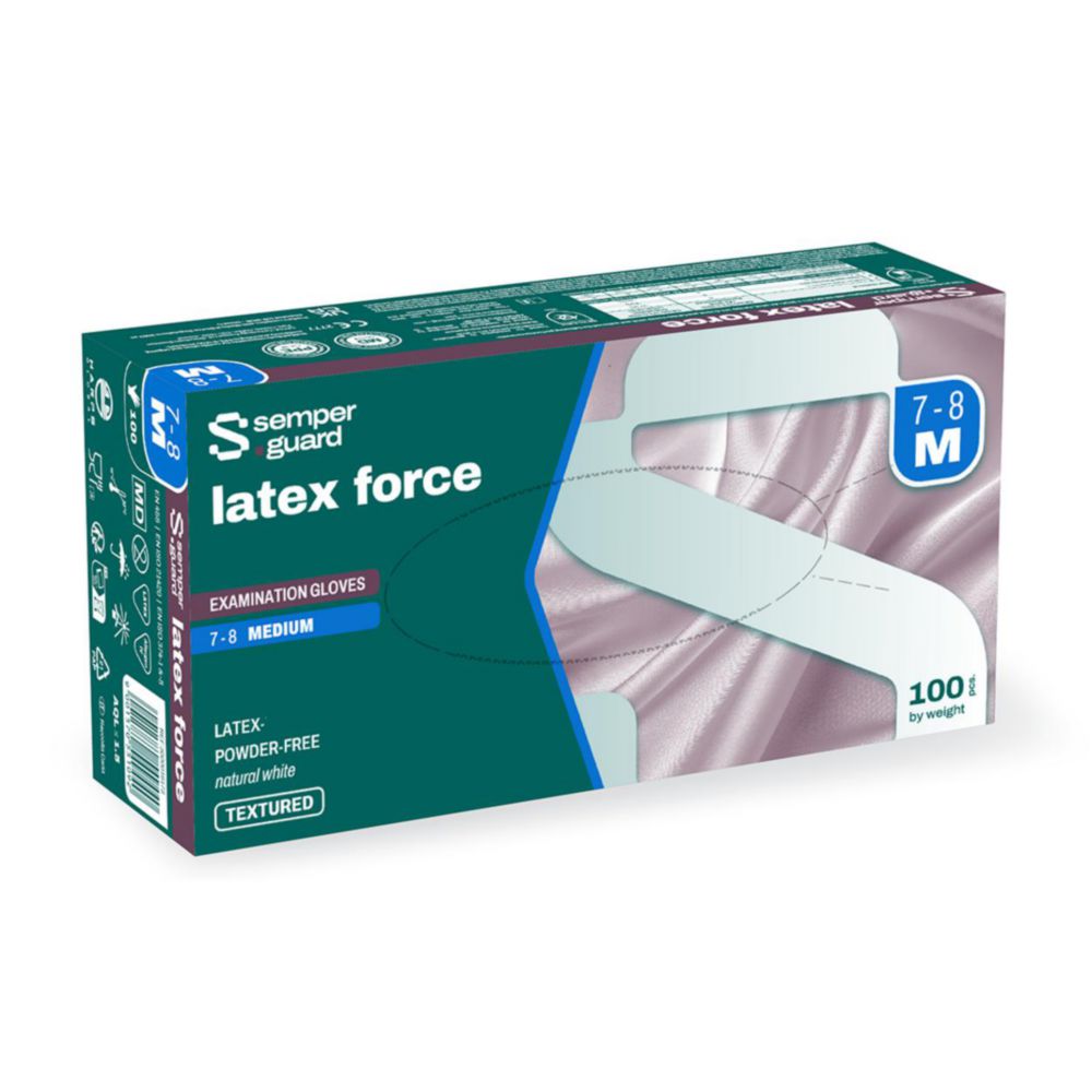 Search Disposable gloves, Semperguard Latex force Semperit Technische (933070) 