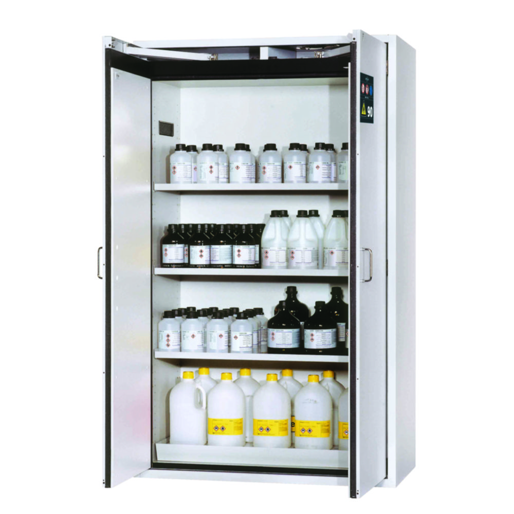 Search Safety Storage Cabinets S-CLASSIC-90 WD, 3 shelves, perforated insert asecos GmbH (954403) 