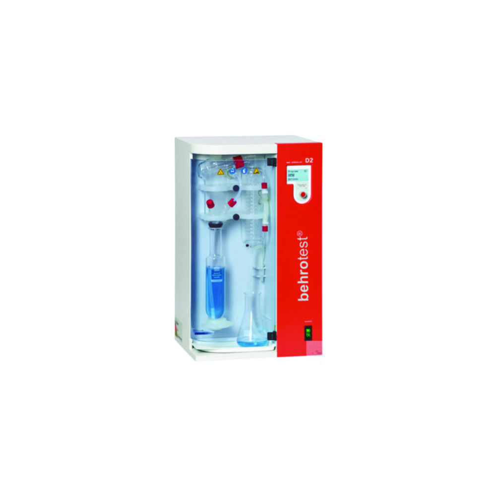 Search Steam distillation unit D2, for the determination of organic acids, distillation into a 500 ml Erl Behr Labor-Technik GmbH (959977) 