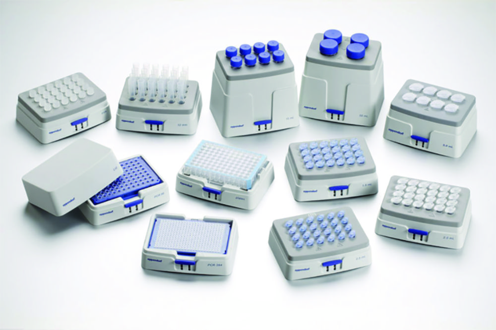 Search Exchangeable blocks Eppendorf SmartBlocks™ and accessories for Eppendorf ThermoMixer™ C and Thermo Eppendorf SE (9611) 