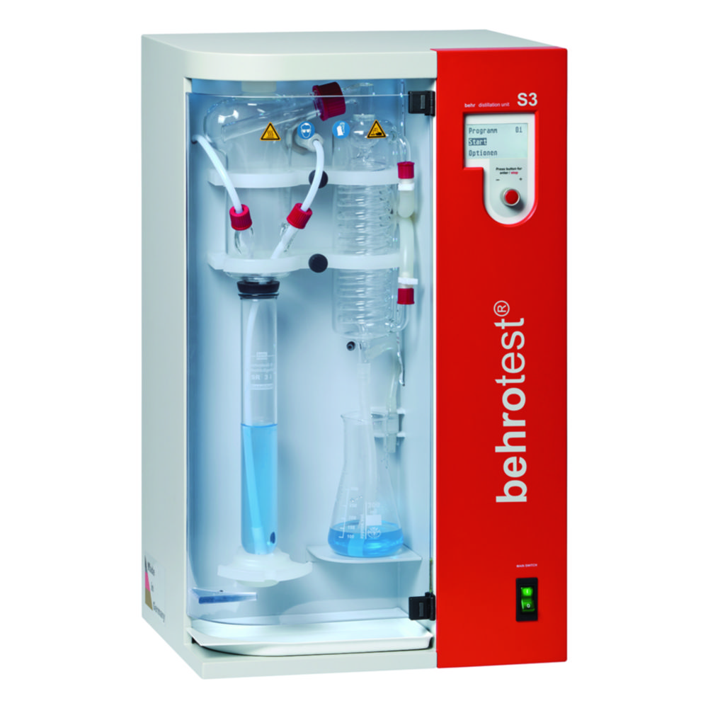 Search Steam Distillation S 3 with automatic addition of NaOH and HO with automatic extractio Behr Labor-Technik GmbH (962494) 