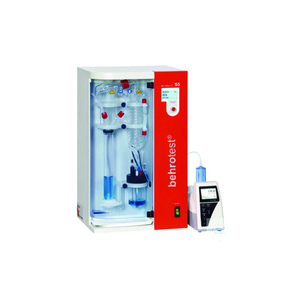 Search Steam Distillation S 5 with automatic addition of NaOH and HO and HBO<sub> Behr Labor-Technik GmbH (962498) 