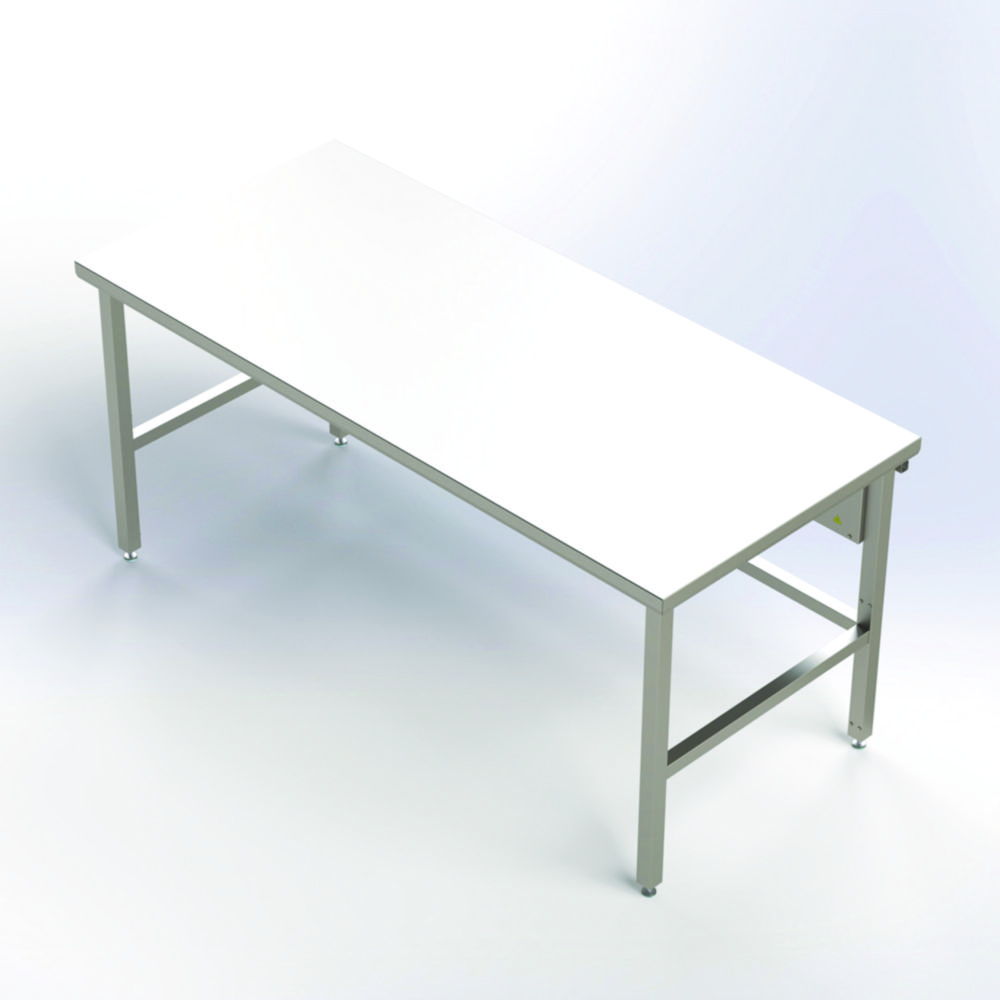 Search Cleanroom tables high- adjustable with a smooth worktop KEK GmbH (964111) 