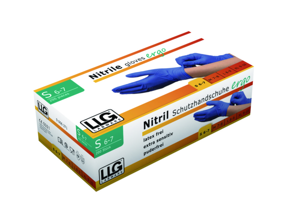 Search LLG-Disposable Gloves , Nitrile, Powder-Free LLG Labware (9644) 