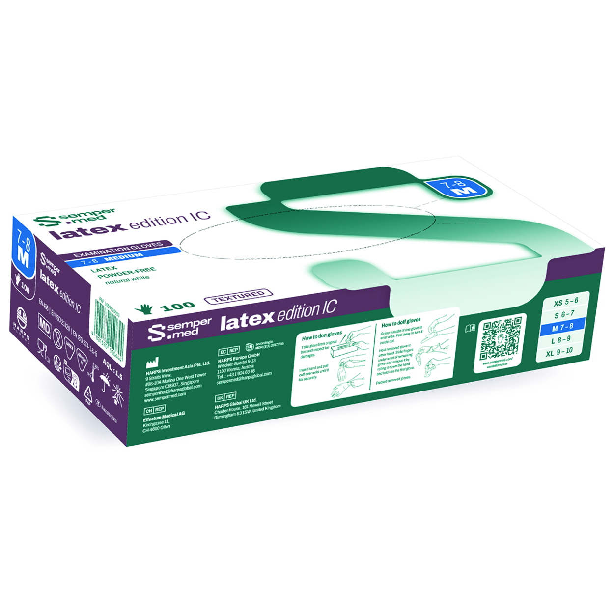 Search Disposable Gloves Sempermed® Edition IC, Latex Semperit Technische (977560) 