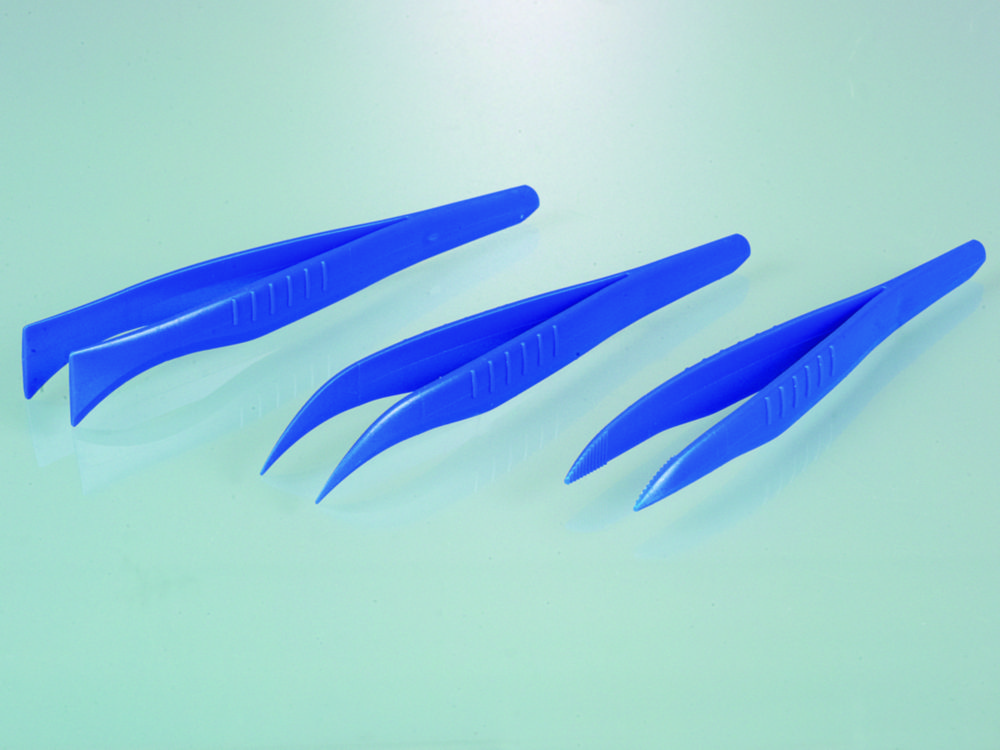 Search Disposable tweezers, PS, blue Bürkle GmbH (9777) 