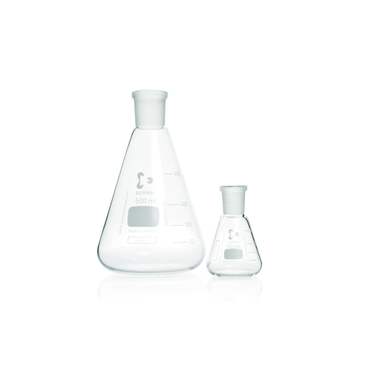 Search Erlenmeyer flasks with standard ground joint, DURAN DWK Life Sciences GmbH (Duran) (979501) 