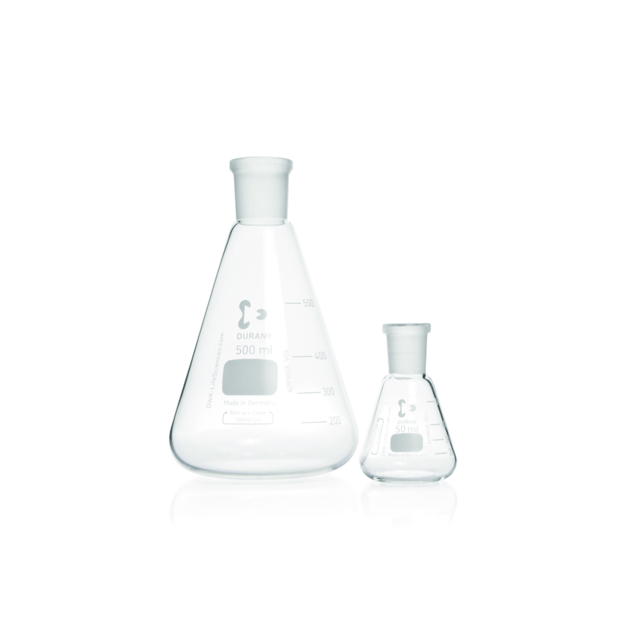 Search Erlenmeyer flasks with standard ground joint, DURAN DWK Life Sciences GmbH (Duran) (979501) 