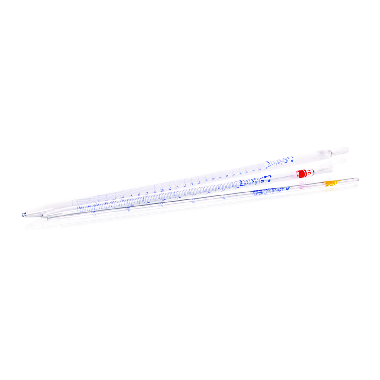 Search Graduated pipettes, soda-lime glass, class AS, blue graduation, type 1 DWK Life Sciences GmbH (Duran) (980366) 