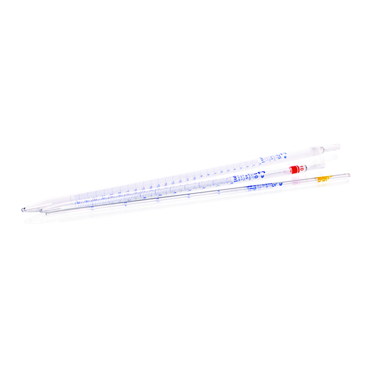 Search Graduated pipettes, soda-lime glass, class AS, blue graduation, type 1 DWK Life Sciences GmbH (Duran) (980366) 
