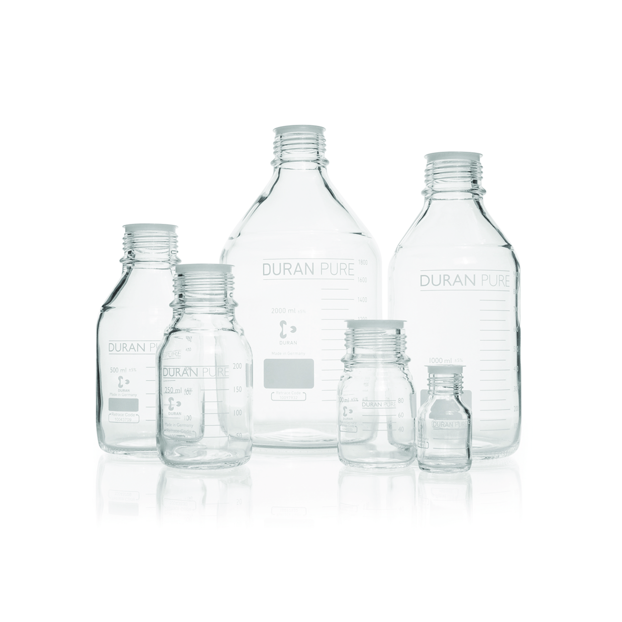 Search Laboratory bottles, Duran PURE, clear DWK Life Sciences GmbH (Duran) (984377) 